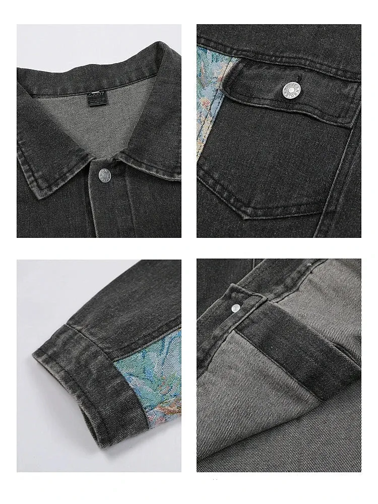Vintage Embroidered Denim Jacket