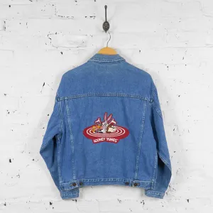 Vintage Looney Tunes Denim Jacket - Blue - S