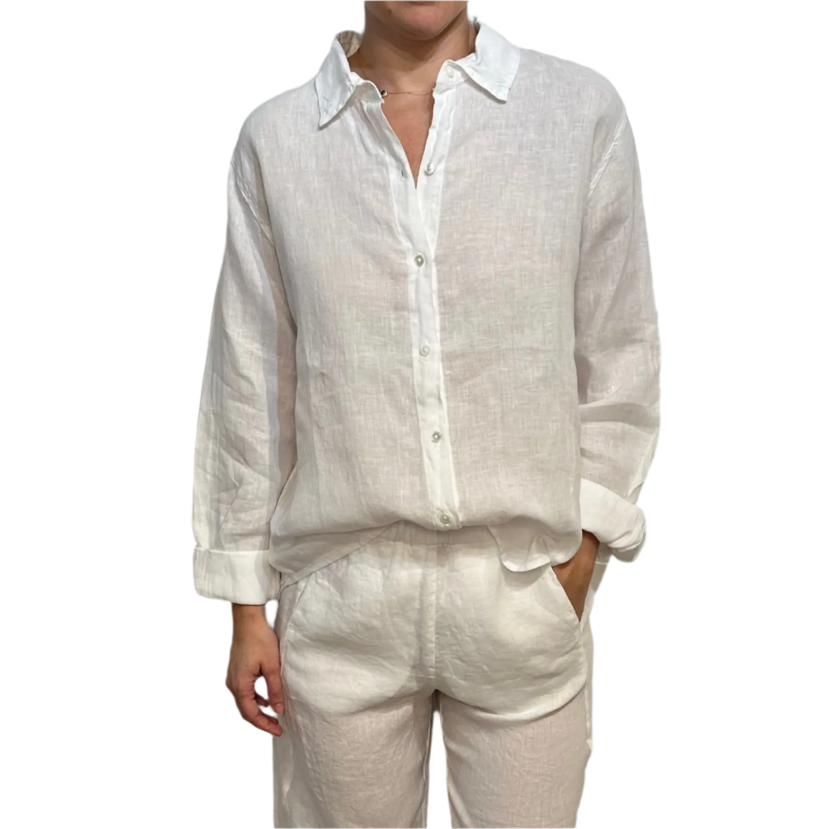 VV - Sisi Button | White