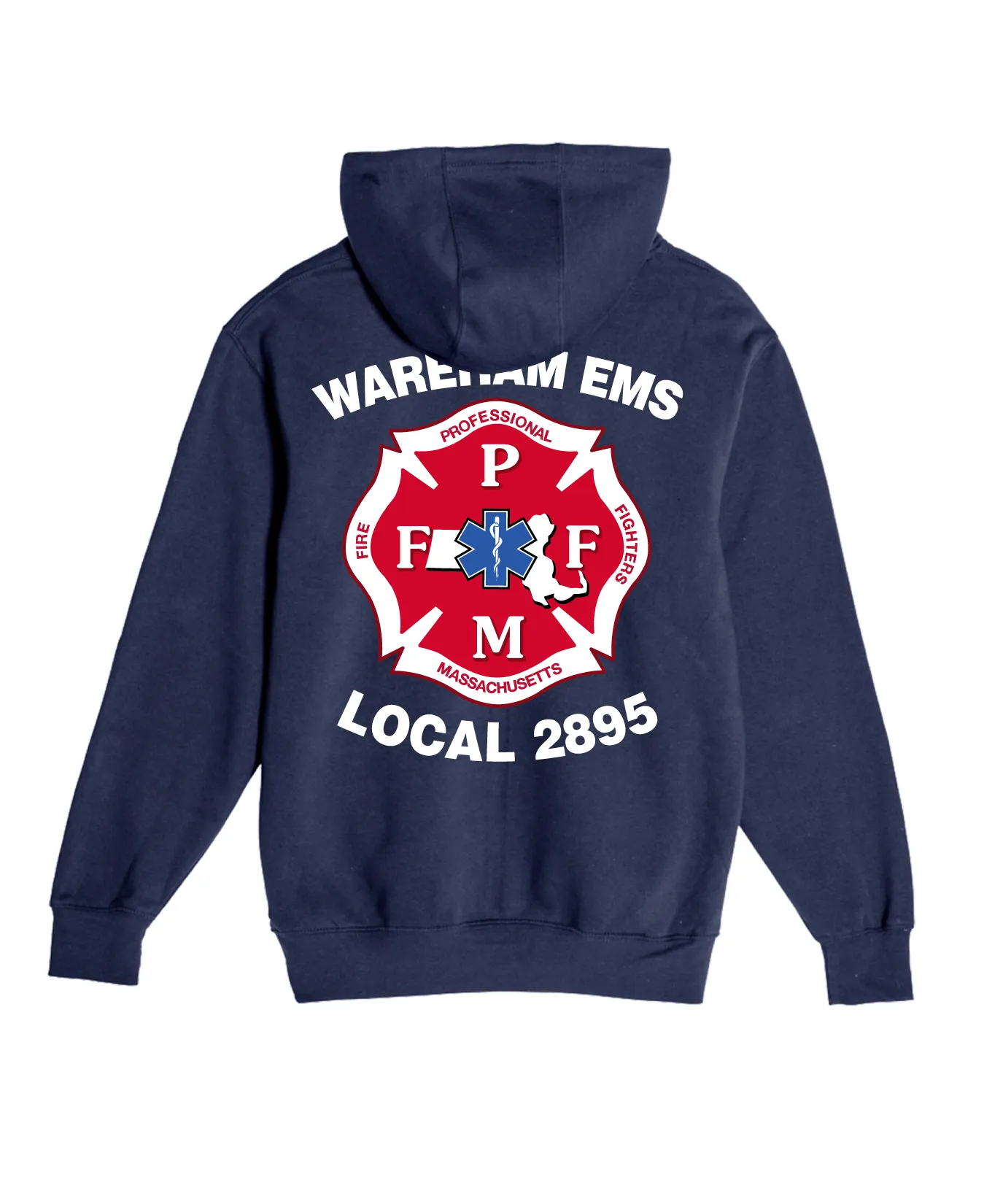Wareham EMS Comfort Unisex Hooded Sweatshirt - Local 2895