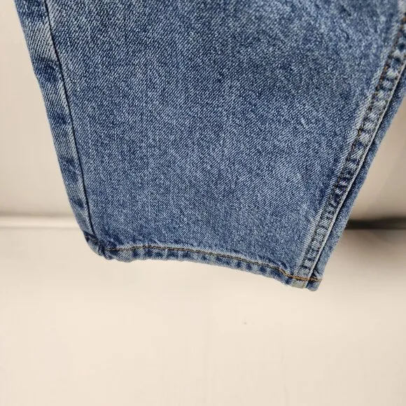 We The Free Jeans Womens 28 Blue The Pacifica Straight Leg Slim Denim (28x27)