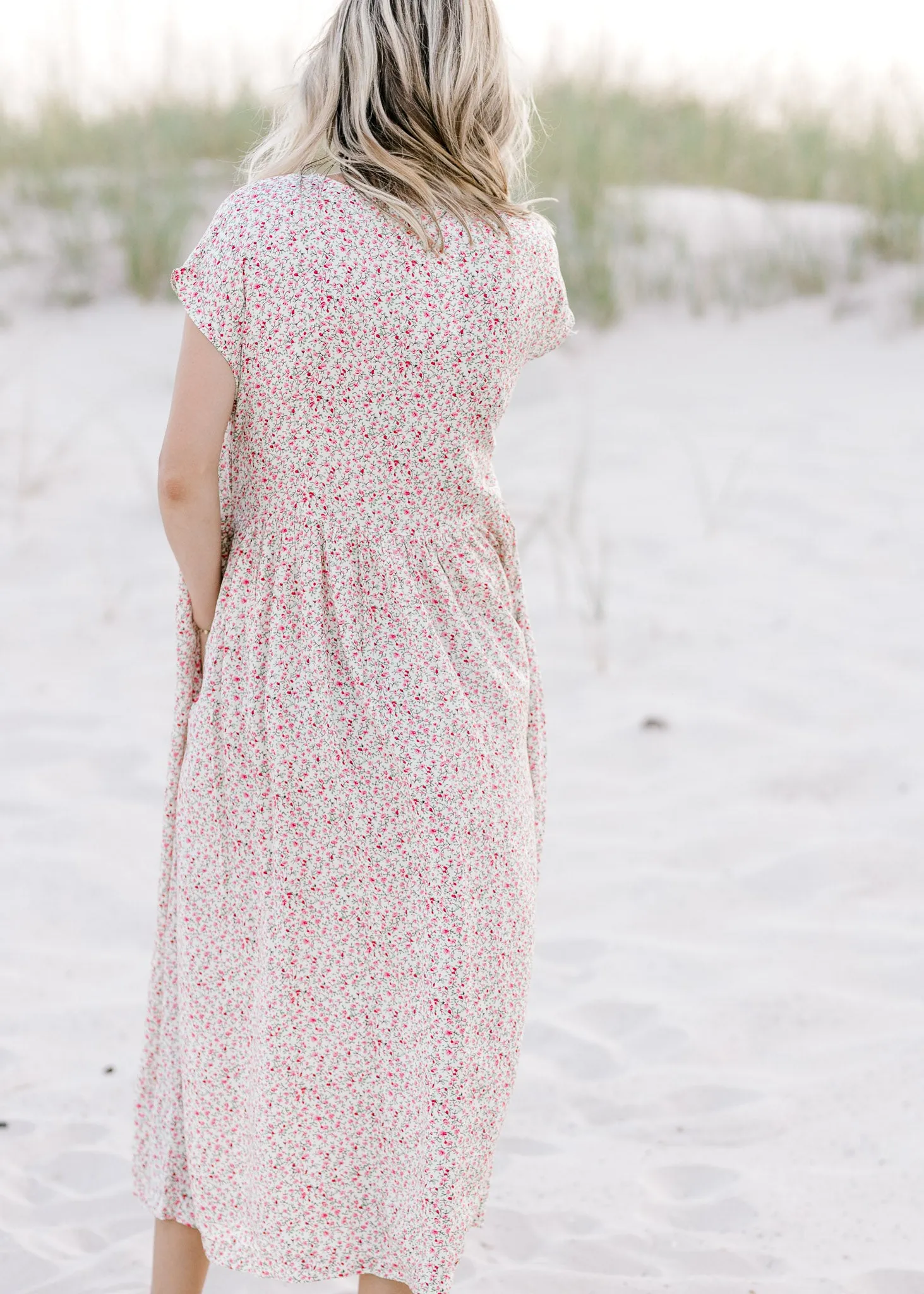 X Ivory Drop Shoulder Dress