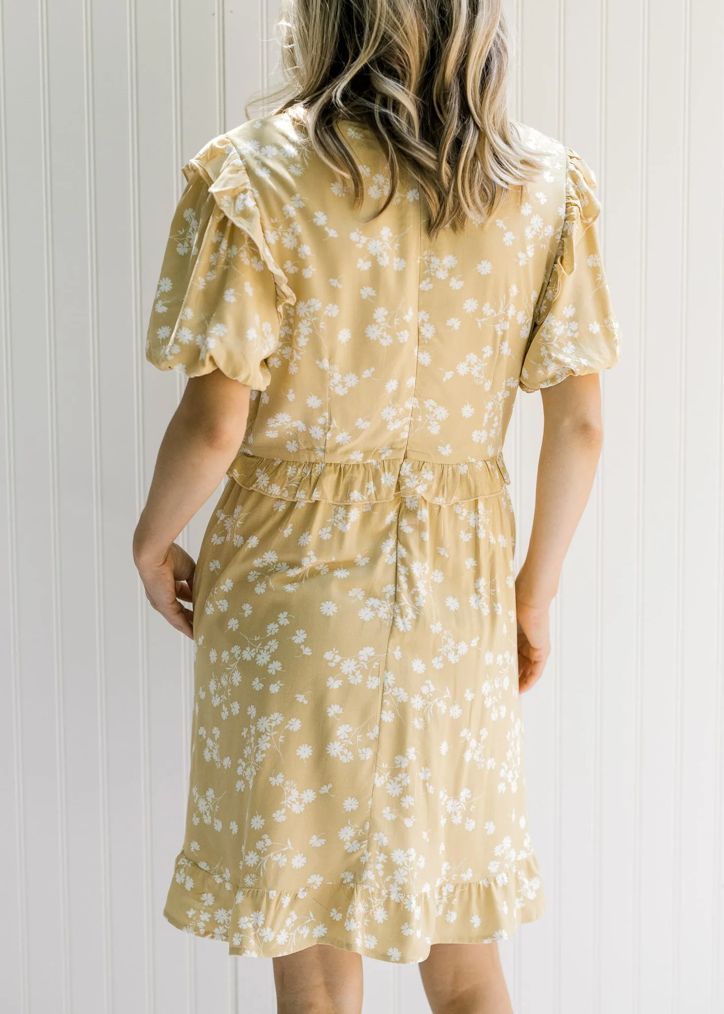 X Sunny Side Yellow Floral Dress